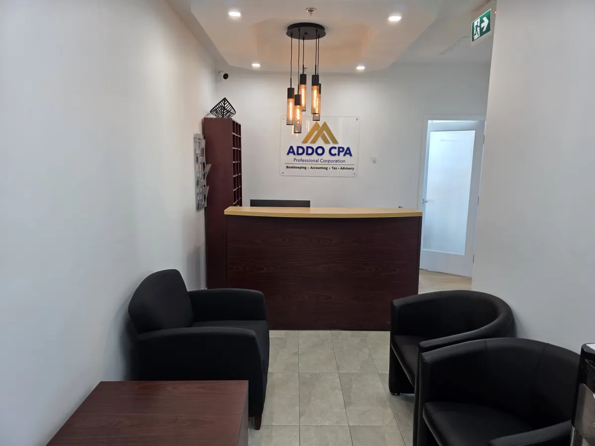 Inside the ADDO CPA office in North York